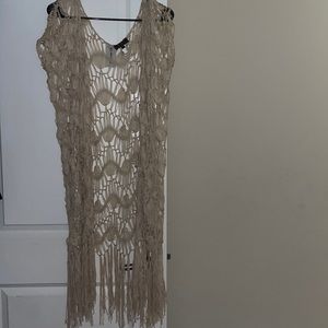 Long Fly Away Crochet Over Piece